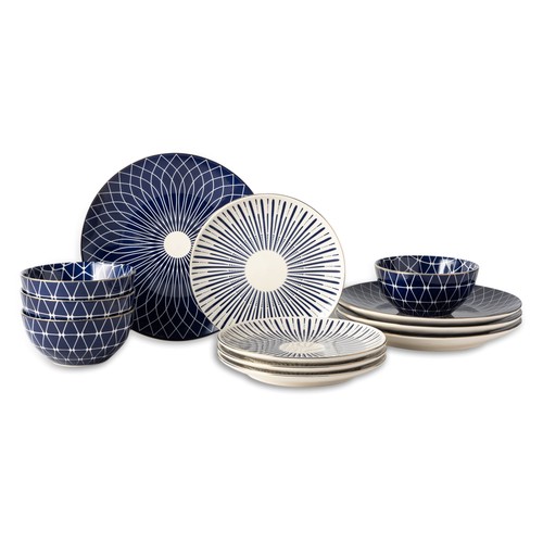 Thyme table blue and white - blue,